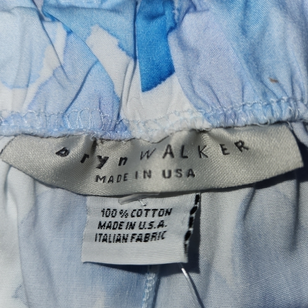 Bryn Walker Women’s Fioro Cotton Print Blue Capri pants Size Small MSRP $158 NWT - Picture 11 of 12